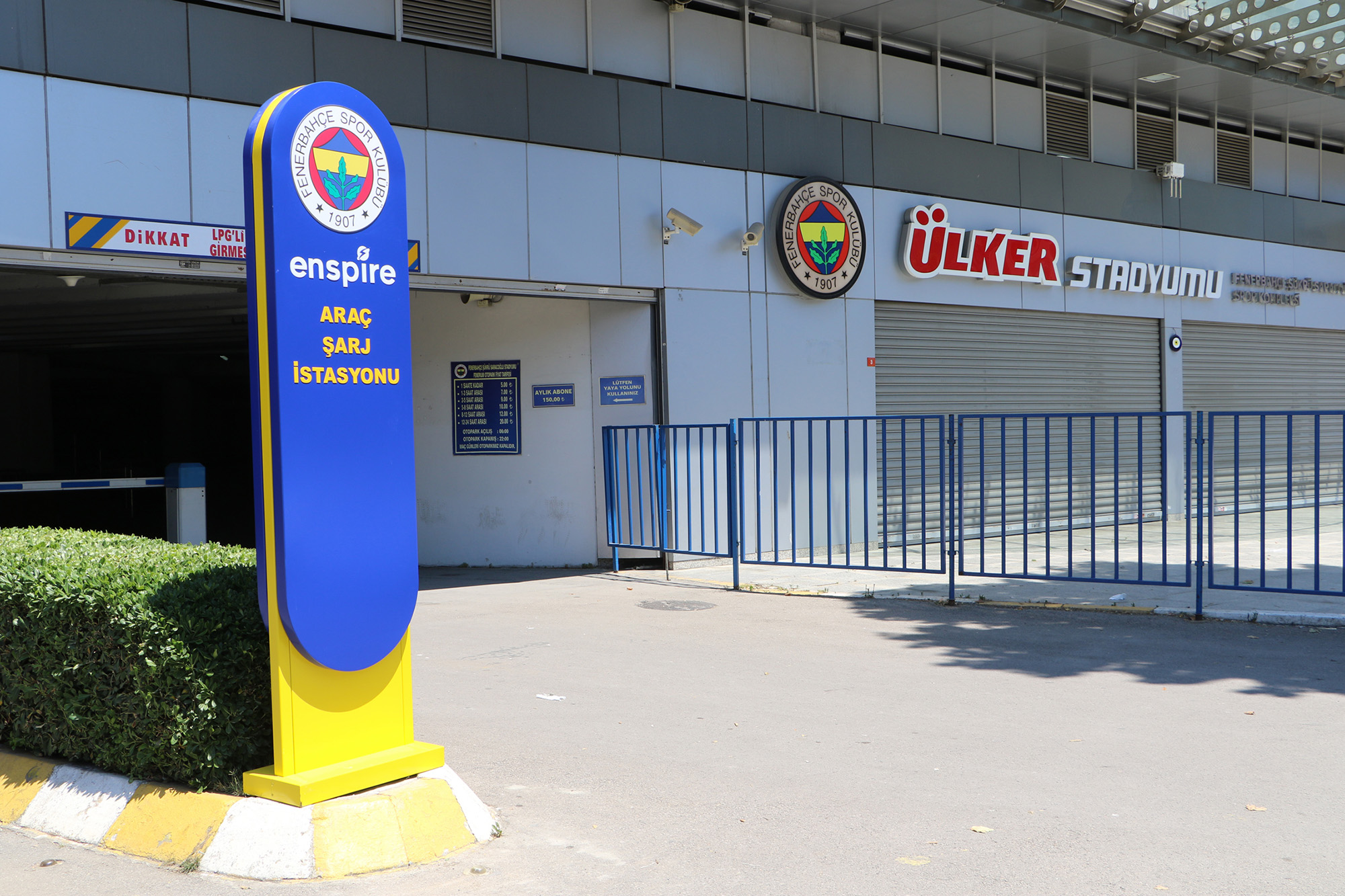 Fenerbahçe, stada ve tesislere elektrikli şarj istasyonu ...