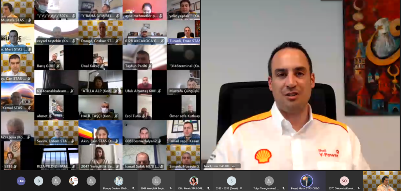 Shell & Turcas, iş ortakları ile online toplantılarda buluşmaya devam ediyor