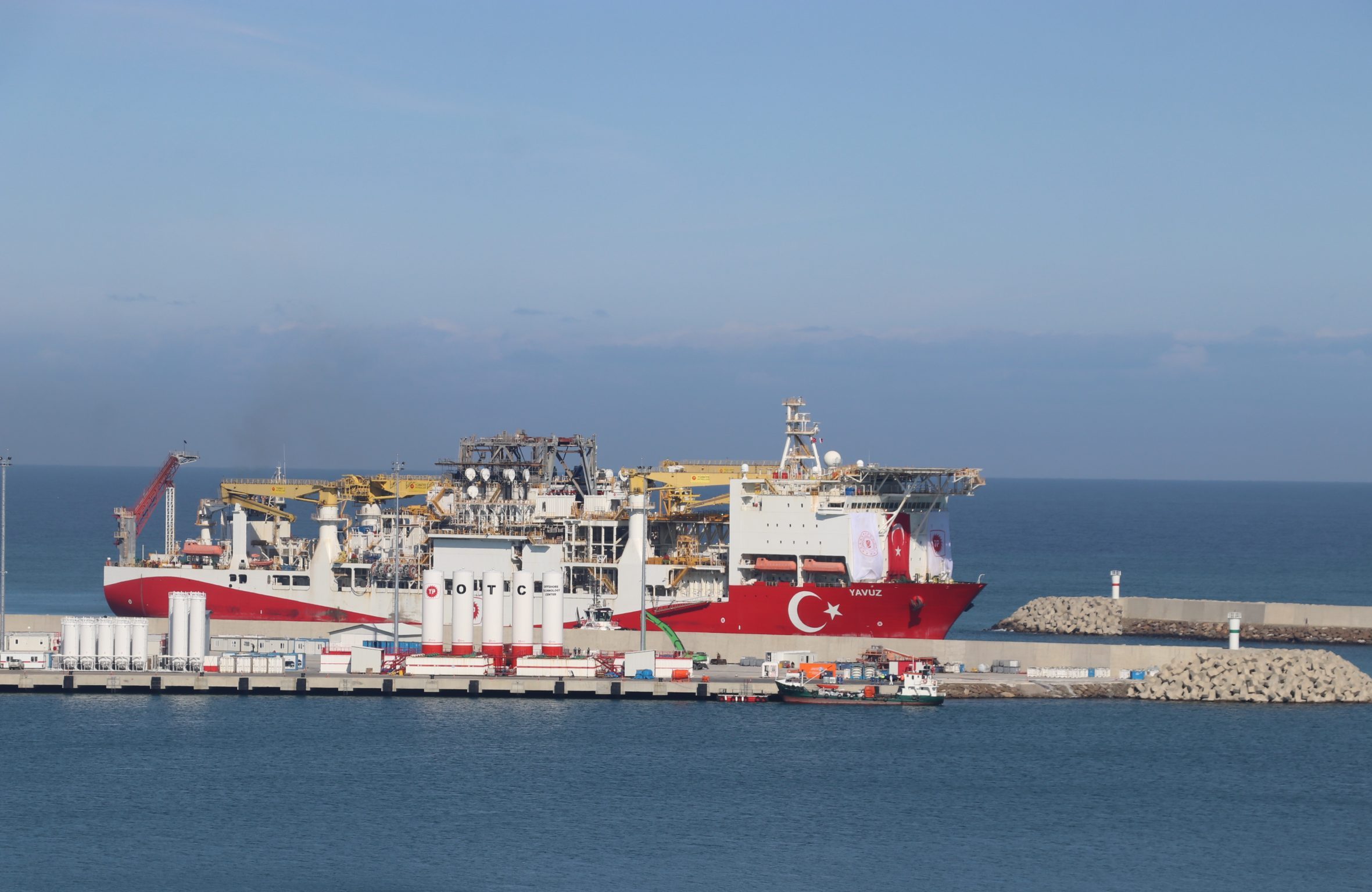 Yavuz sondaj gemisi, Filyos Limanı’na ulaştı