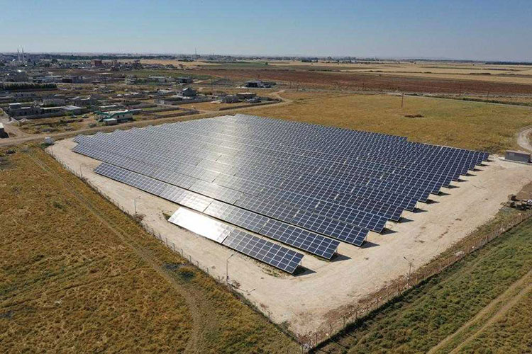 Şanlıurfa Büyükşehir Belediyesinin güneş enerji santrali faaliyete başladı