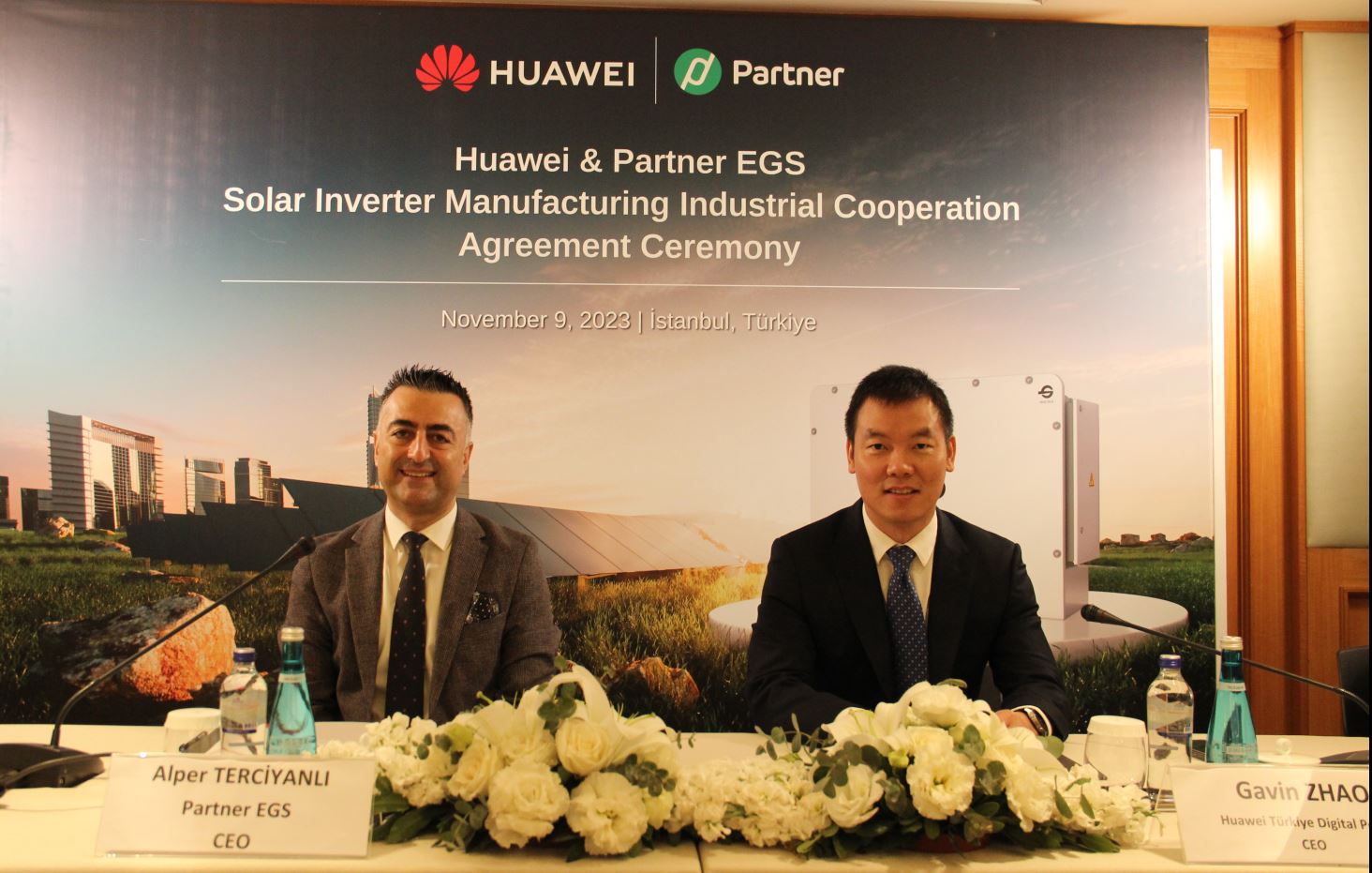 Huawei Türkiye ve Partner EGS, Türkiye’de Inverter üretimi için iş birliğine gidiyor
